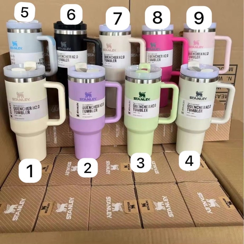 Stanley Colorful Quencher 40oz Tumblers  (Pick 1) Available only 2, 6,,7,8 ,9